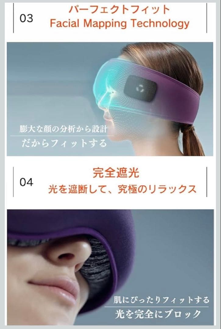 Dreamlight HEAT コードレスアイマスク