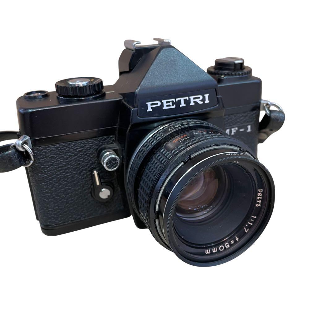 PETRI MF-1 一眼レフ レンズ1:1.7 f=50mmフィルター付き