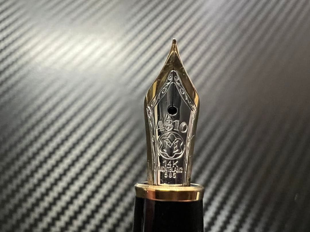 モンブラン 極美品 144 万年筆 EF ブラック 中白