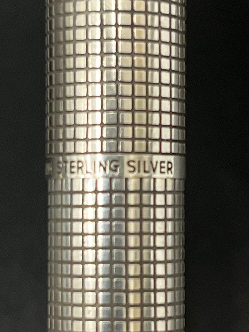 【ペン先18KWG 】パイロット カスタム 万年筆 スターリングシルバー