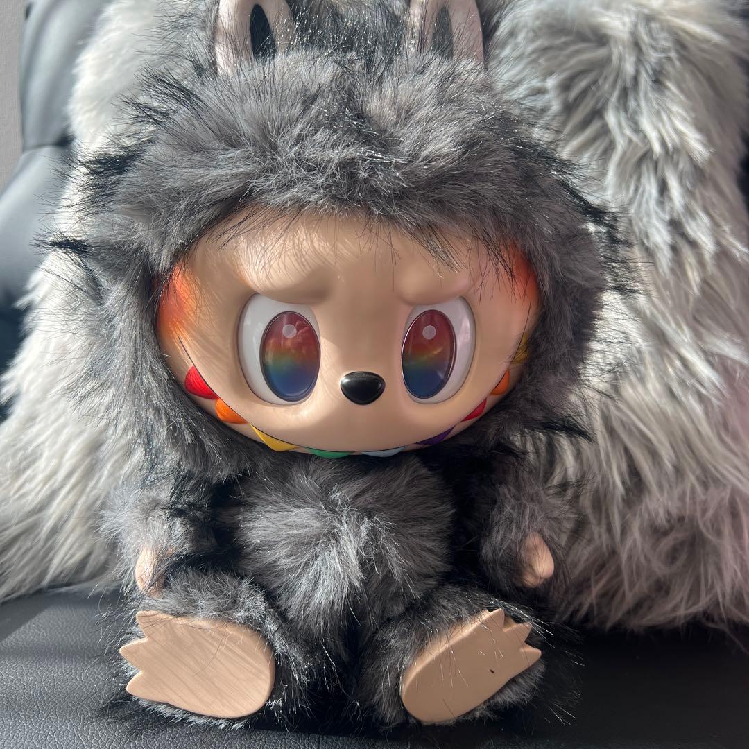 黒 ジモモ BIGサイズ ぬいぐるみ レア labubu ZIMOMO ラブブ