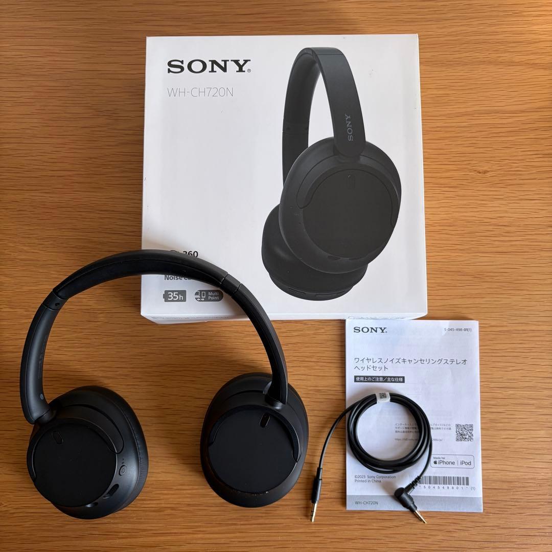 SONY WH-CH720N ブラック