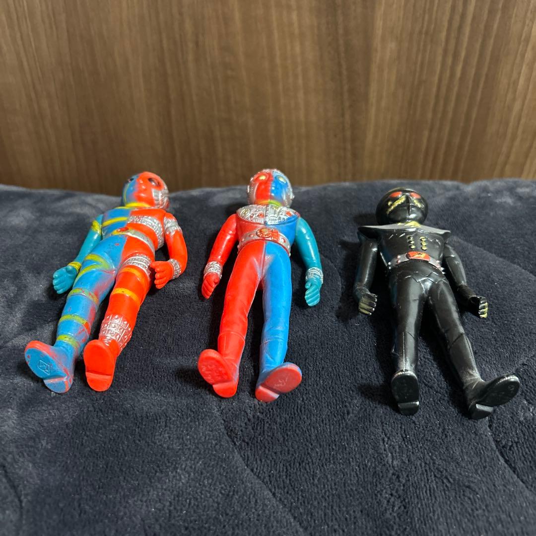 [レトロ】 キカイダー フィギュア　3体セット！