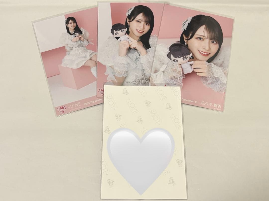 イコラブ 佐々木舞香 直筆 生写真 コンプ モーリーファンタジーコラボ③