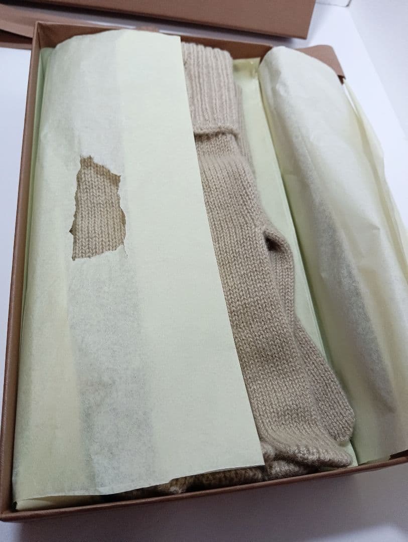 BURBERRY　バーバリー　カシミア　グローブ　手袋　サイズM/L