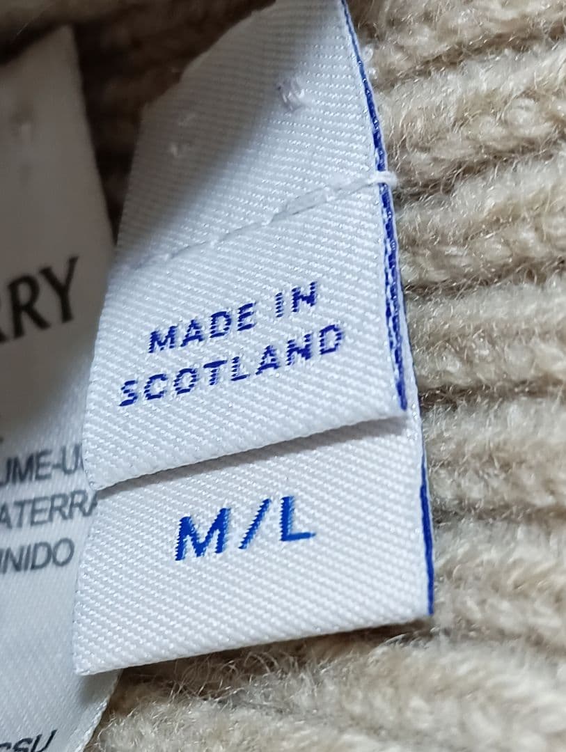 BURBERRY　バーバリー　カシミア　グローブ　手袋　サイズM/L