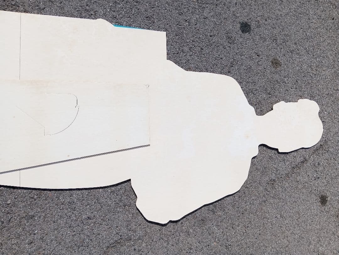 本間千代子　等身大人形　生産台数第一位　ブリジストン自転車　販売促進　立て看板