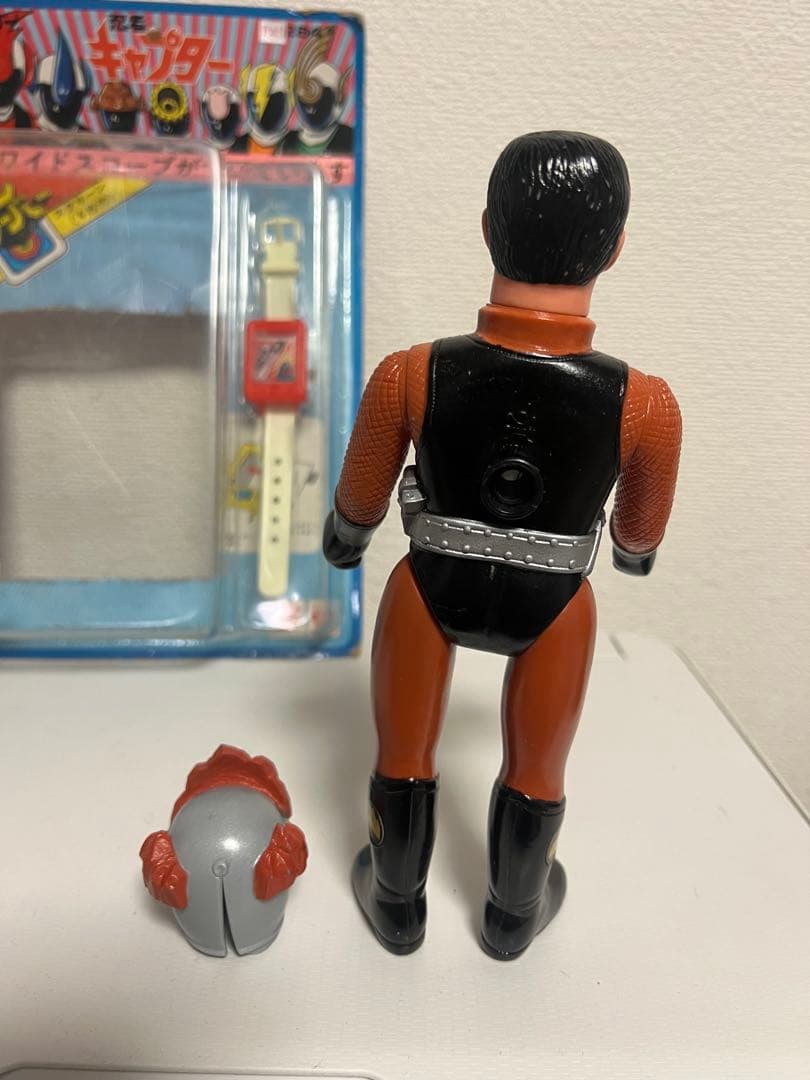 当時物　忍者キャプター土忍ほぼ未使用　旧バンダイ　ポピー　マルサン　ブルマァク