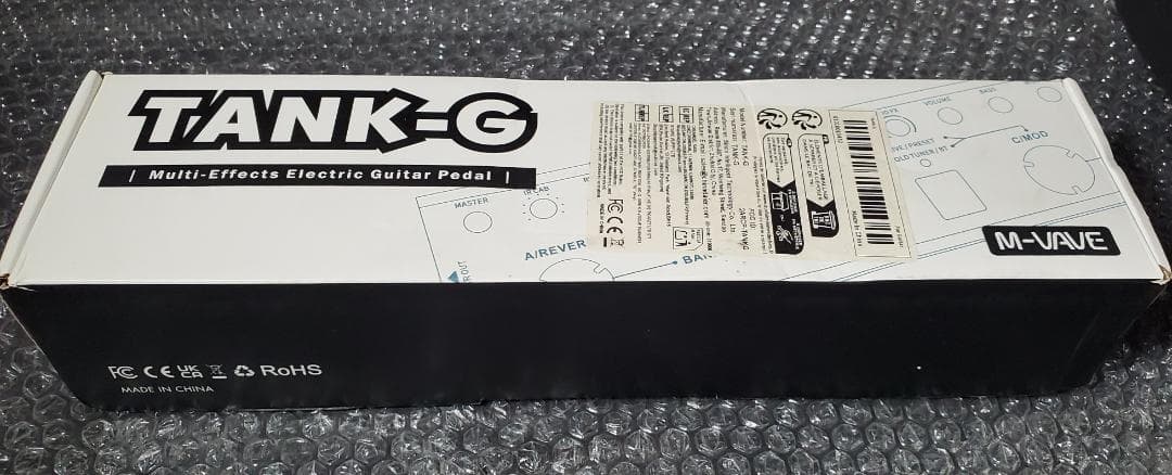 [新品] マルチエフェクター TANK-G 内蔵バッテリー ギター