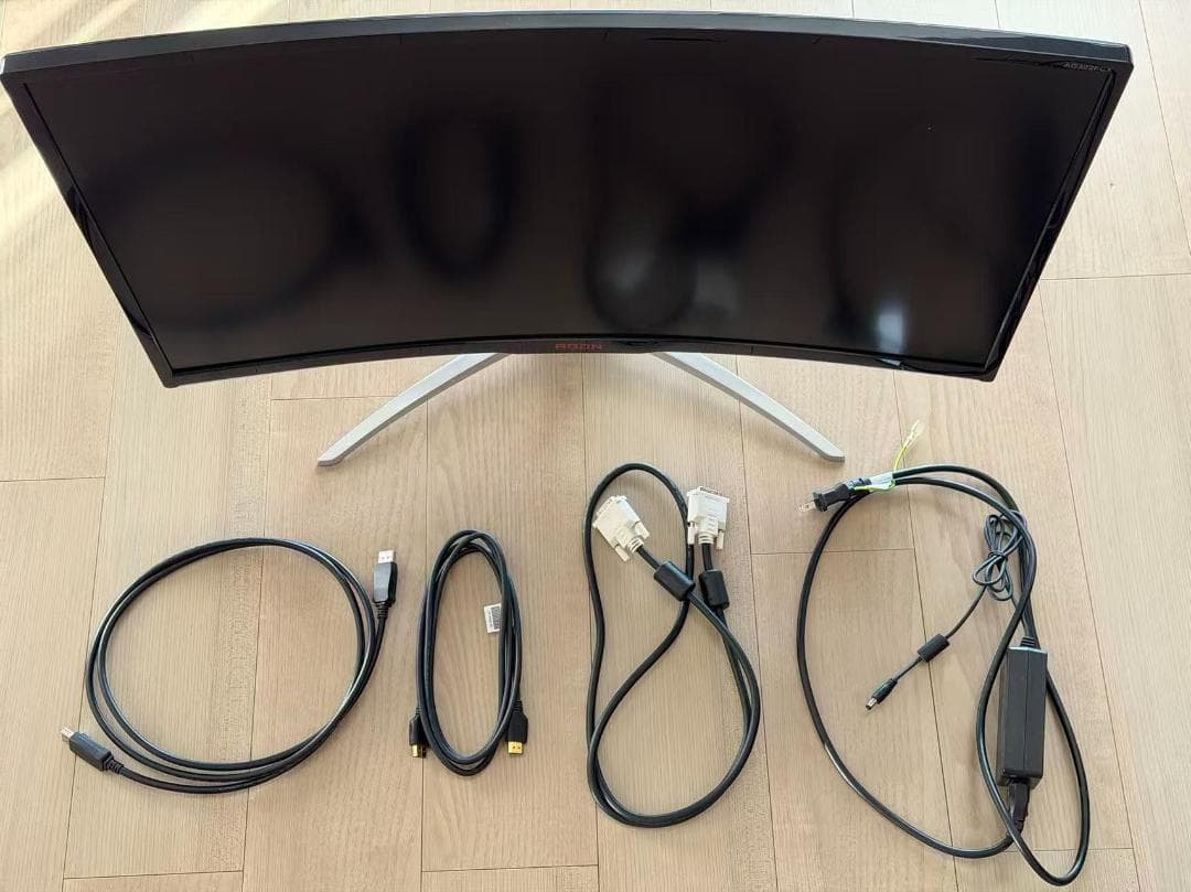 AOC AG322FCX 31.5型 曲面ゲーミングモニター 144Hz 1ms