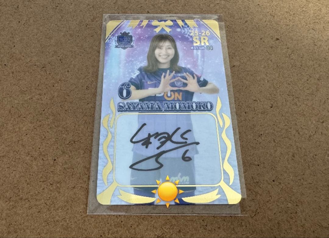 ま*ぃ様 サンフレッチェ広島レジーナ 左山桃子選手 オンサイトカード