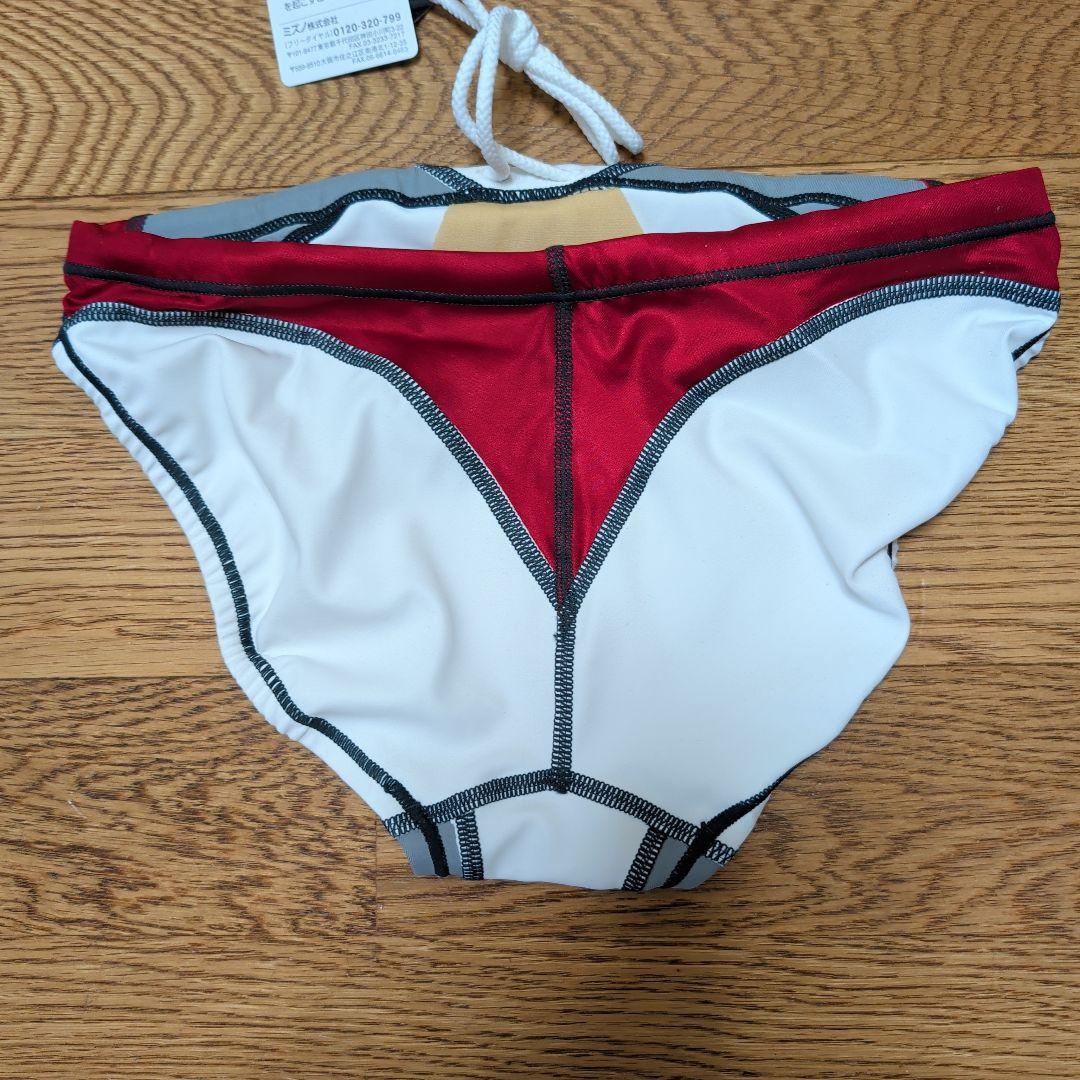 Mizuno 競泳水着 ホワイト/レッド