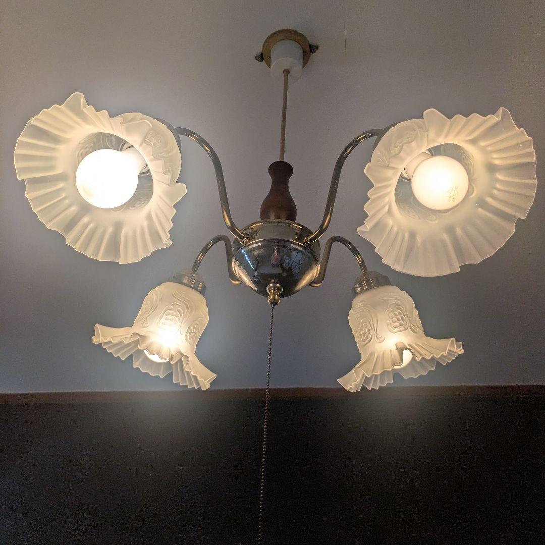 【希少】取り付け簡単シャンデリア