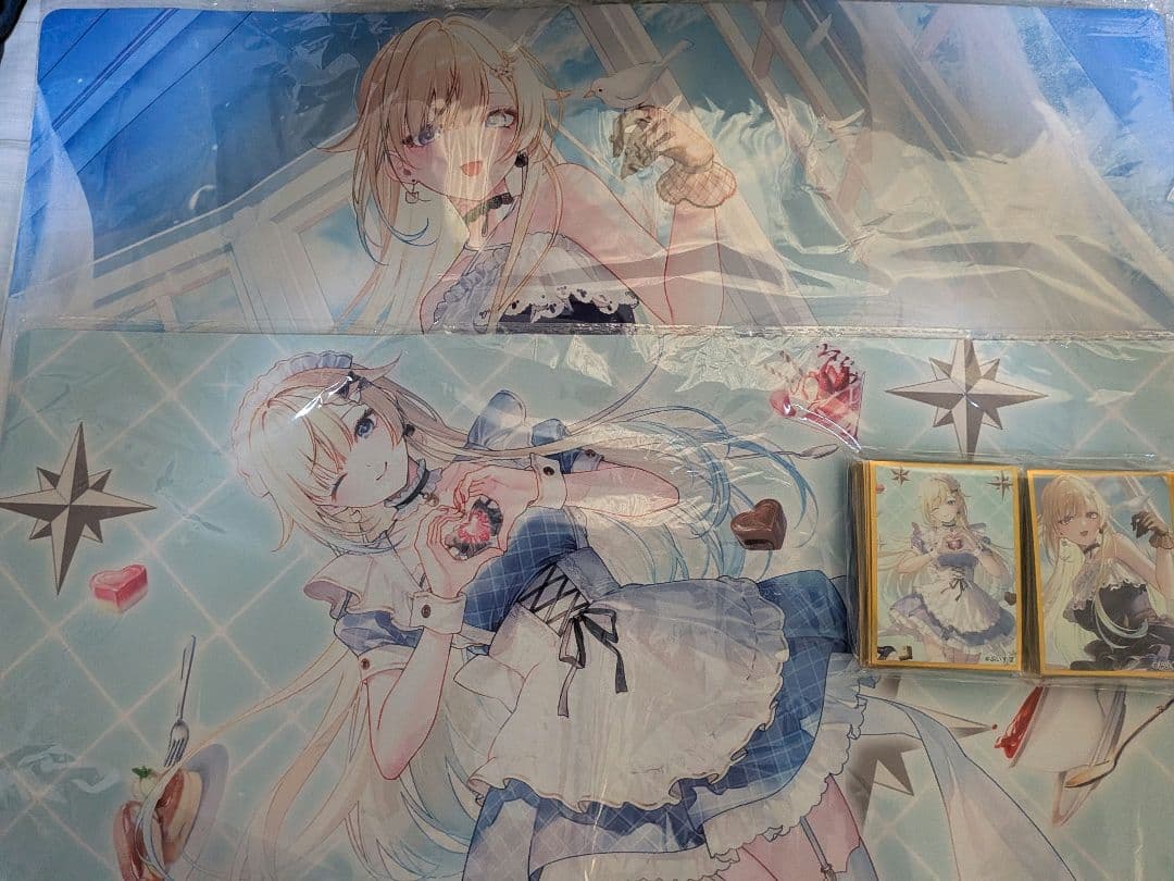 C107 遠坂あさぎ 藍沢エマ プレイマット スリーブ フルセット ぶいすぽ