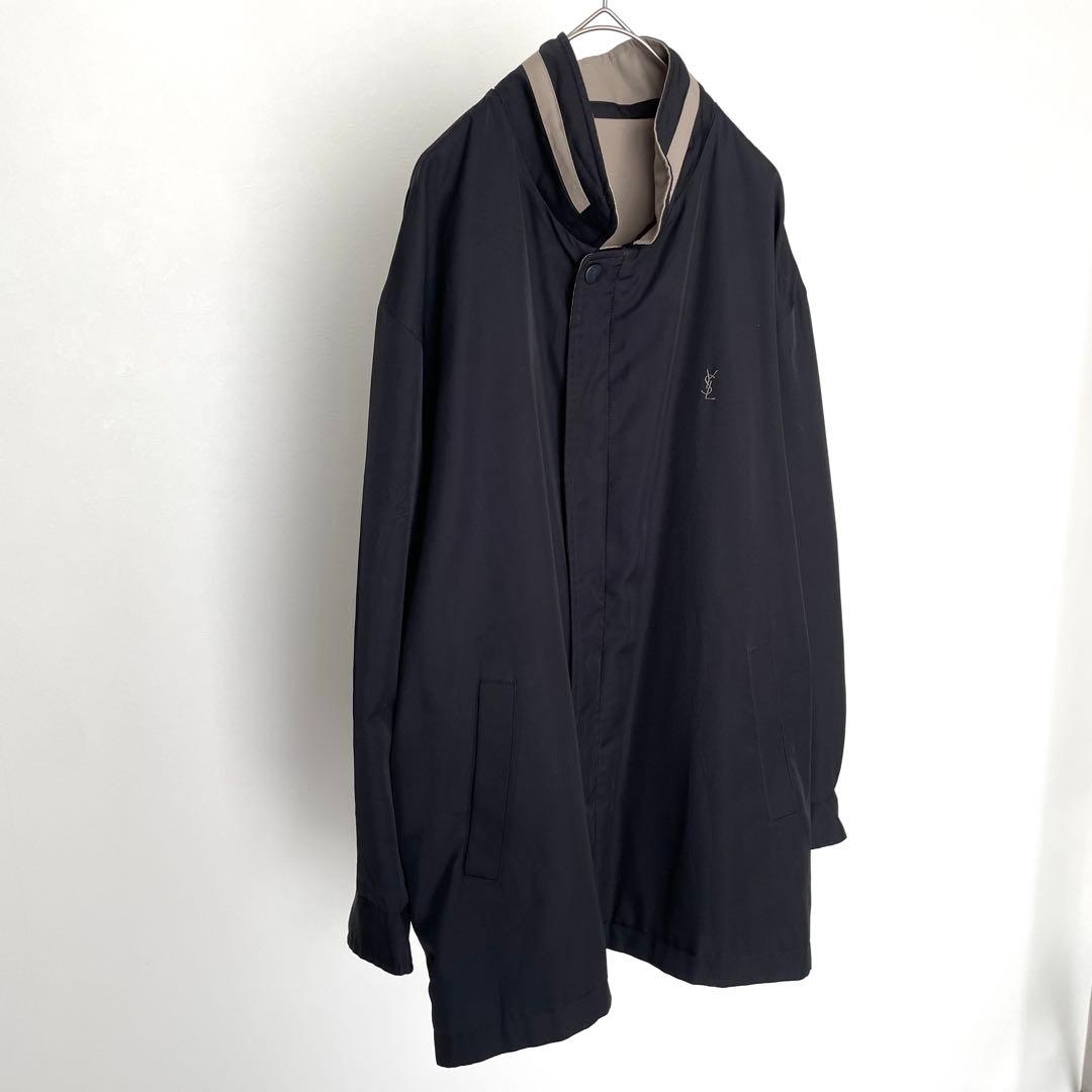 Yves Saint Laurent ブルゾン リバーシブル ロゴ刺繍 古着