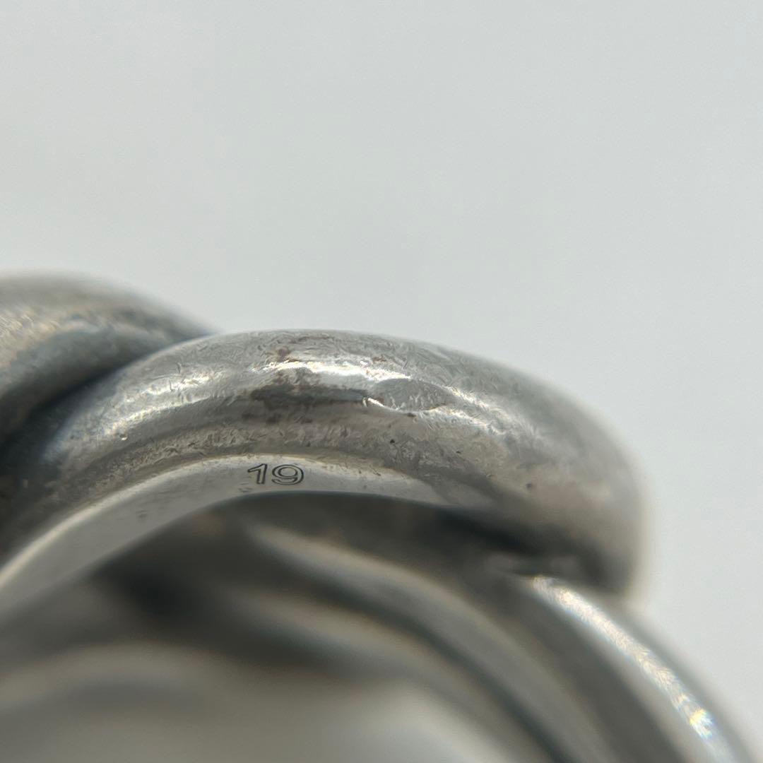 ぶたっこ グッチ GUCCI ノット リング 表記サイズ19 SV925