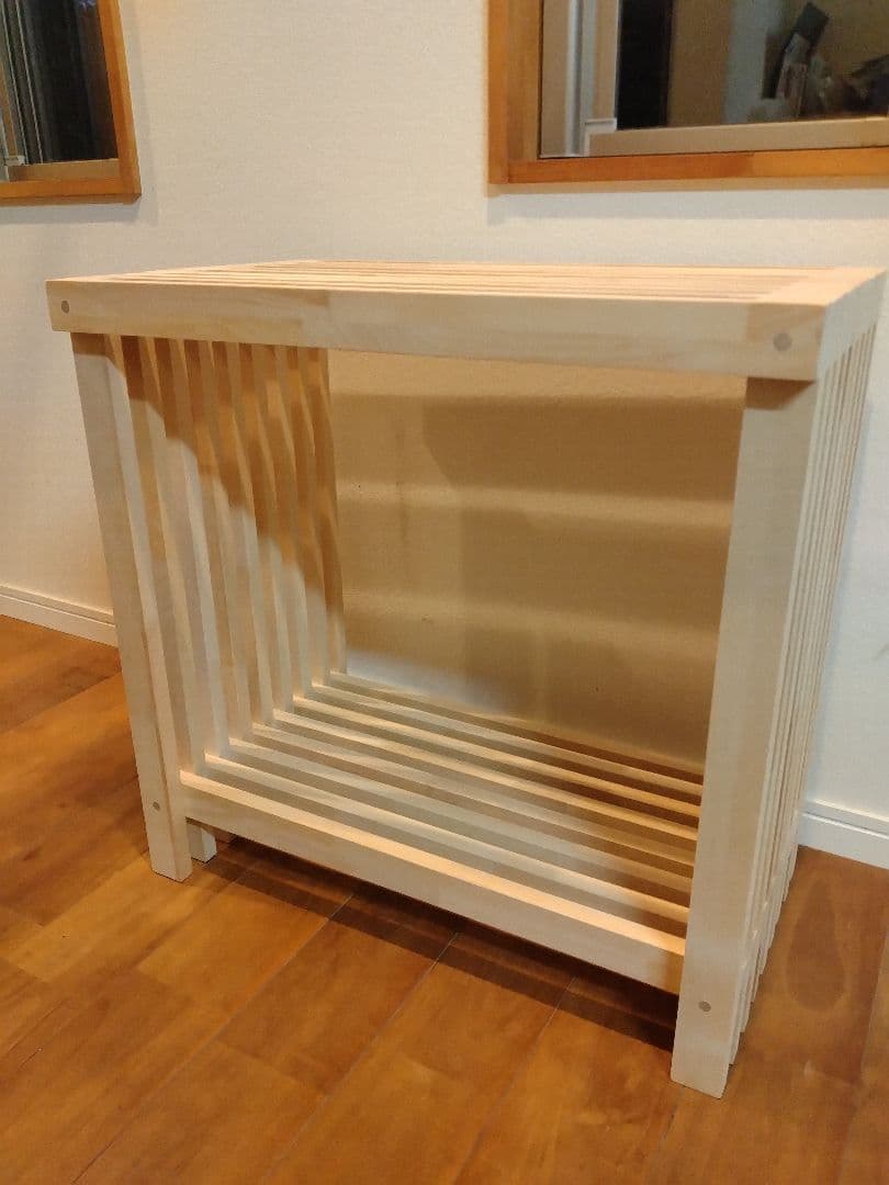 木製　ハンドメイド　オーダー　水槽台　アクアラック　熱帯魚　シェルフ　棚　金魚