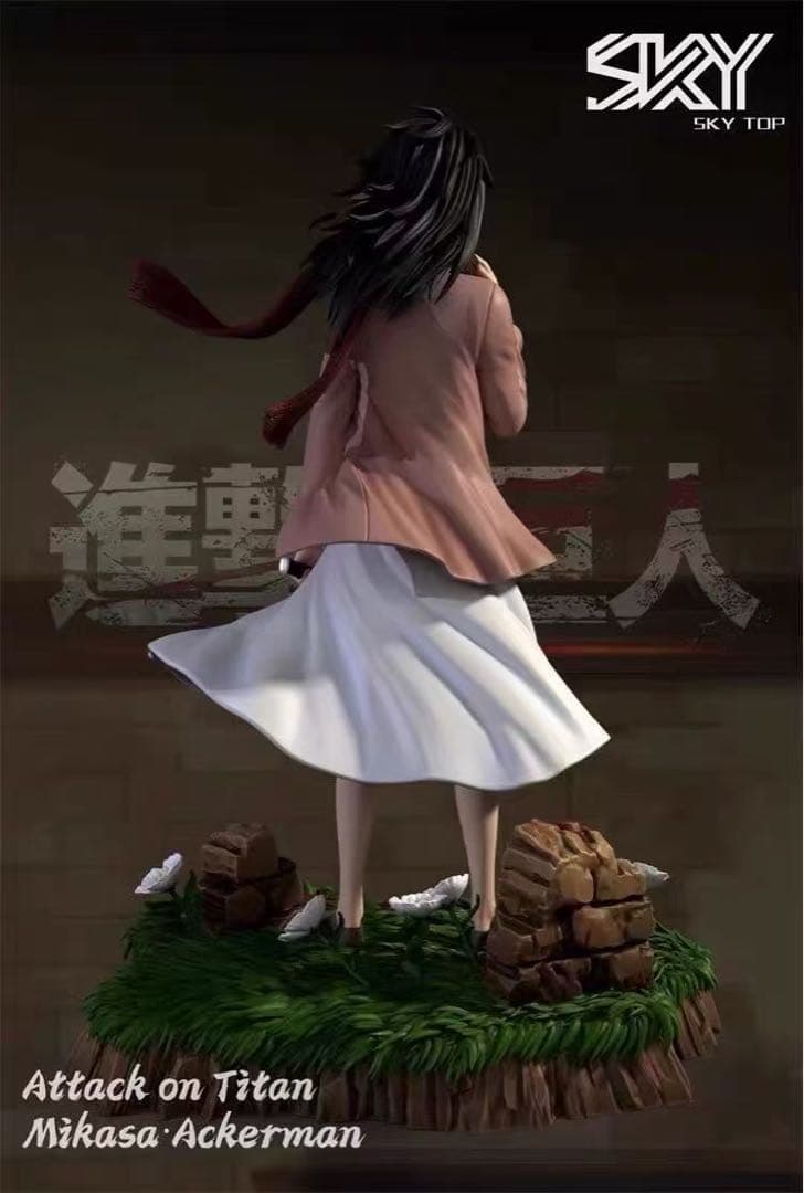 進撃の巨人 ⑥ ミカサ・アッカーマン ガレージキット ガレキ スタチュー