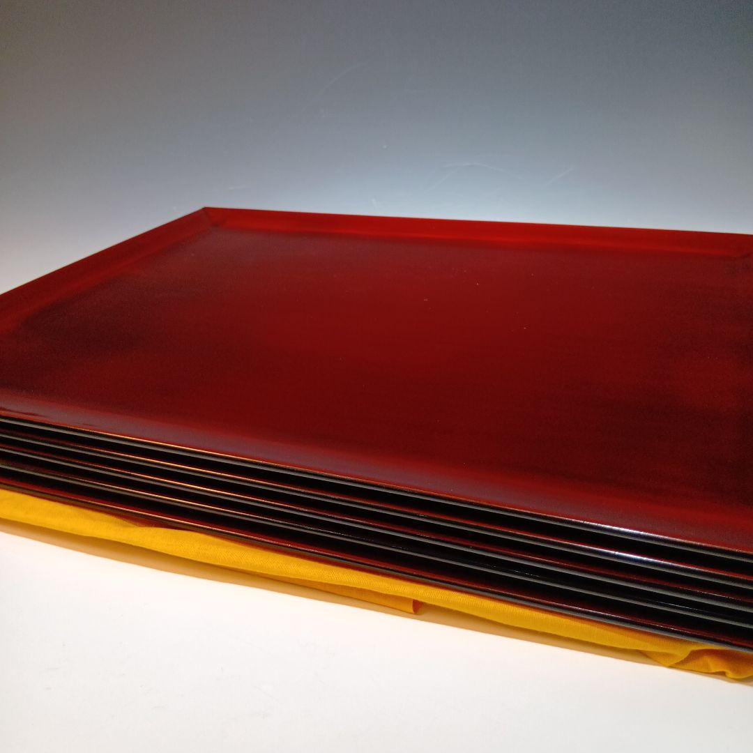 輪島塗　卓上膳5枚　共箱　未使用品　　 作家物　伝統工芸