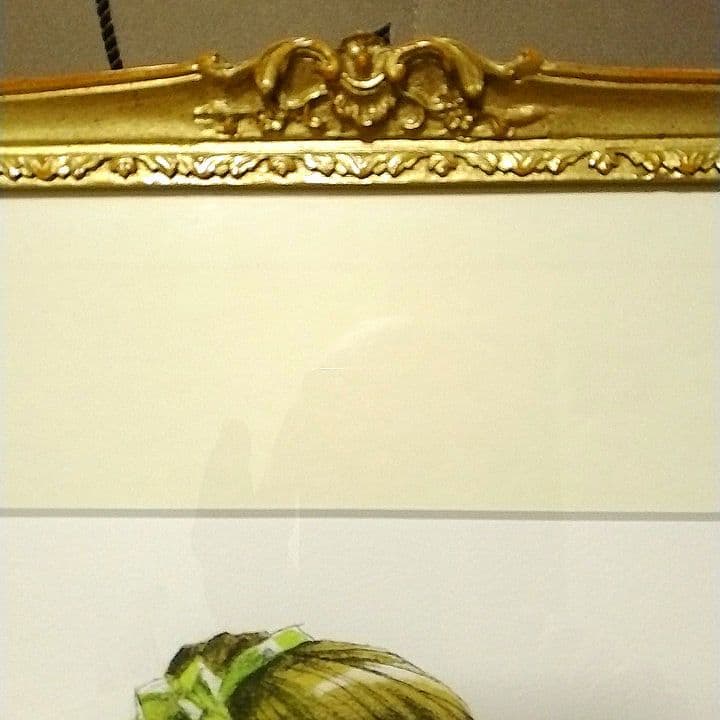 斉藤三郎 リトグラフ 「マリア・テレサ」額装品 サイン入り 版画 美少女画