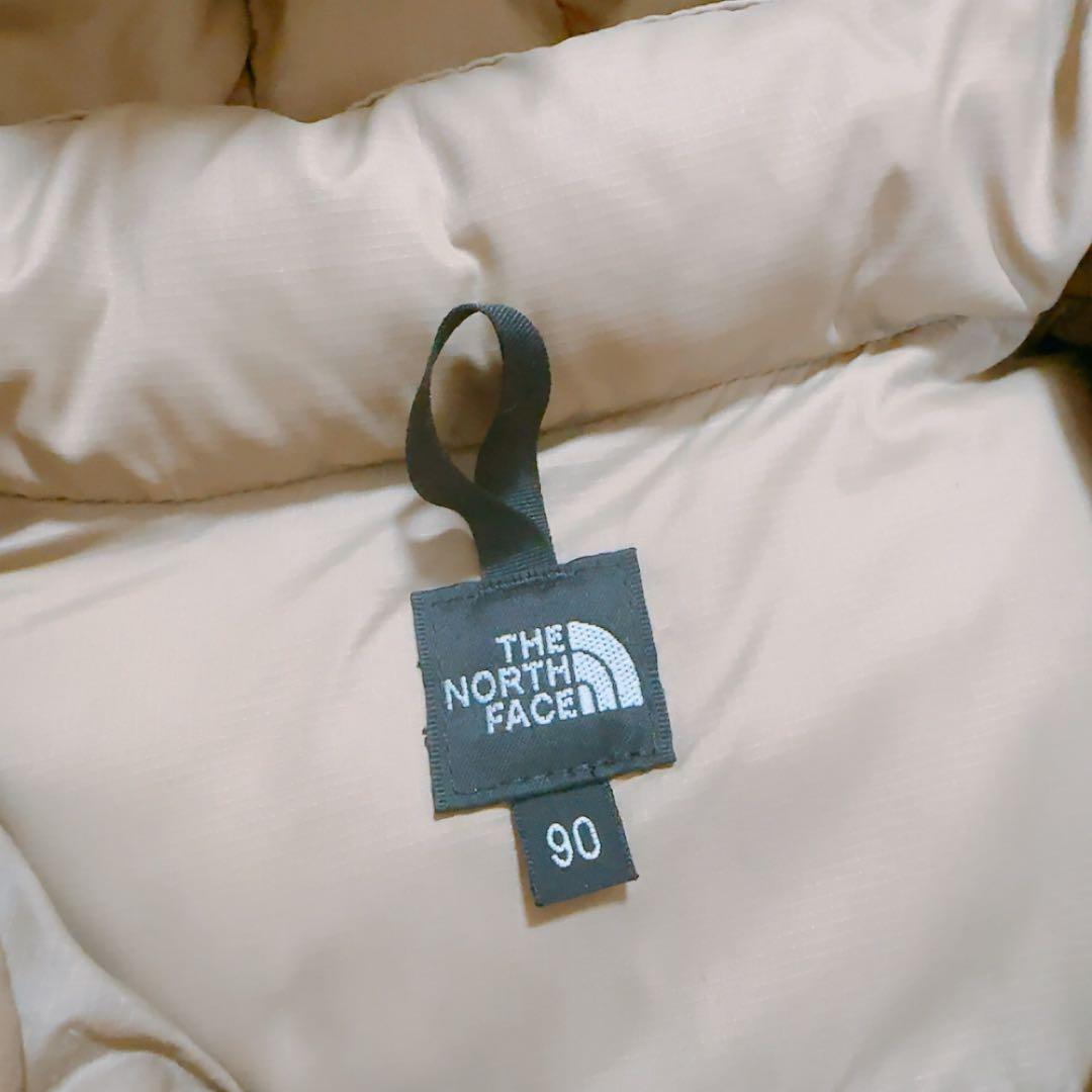 THE NORTH FACE ベージュダウンジャケット 90