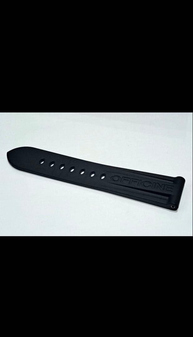 OFFICINE PANERAI オフィチーネ　パネライ　純正　ラバーベルト　黒
