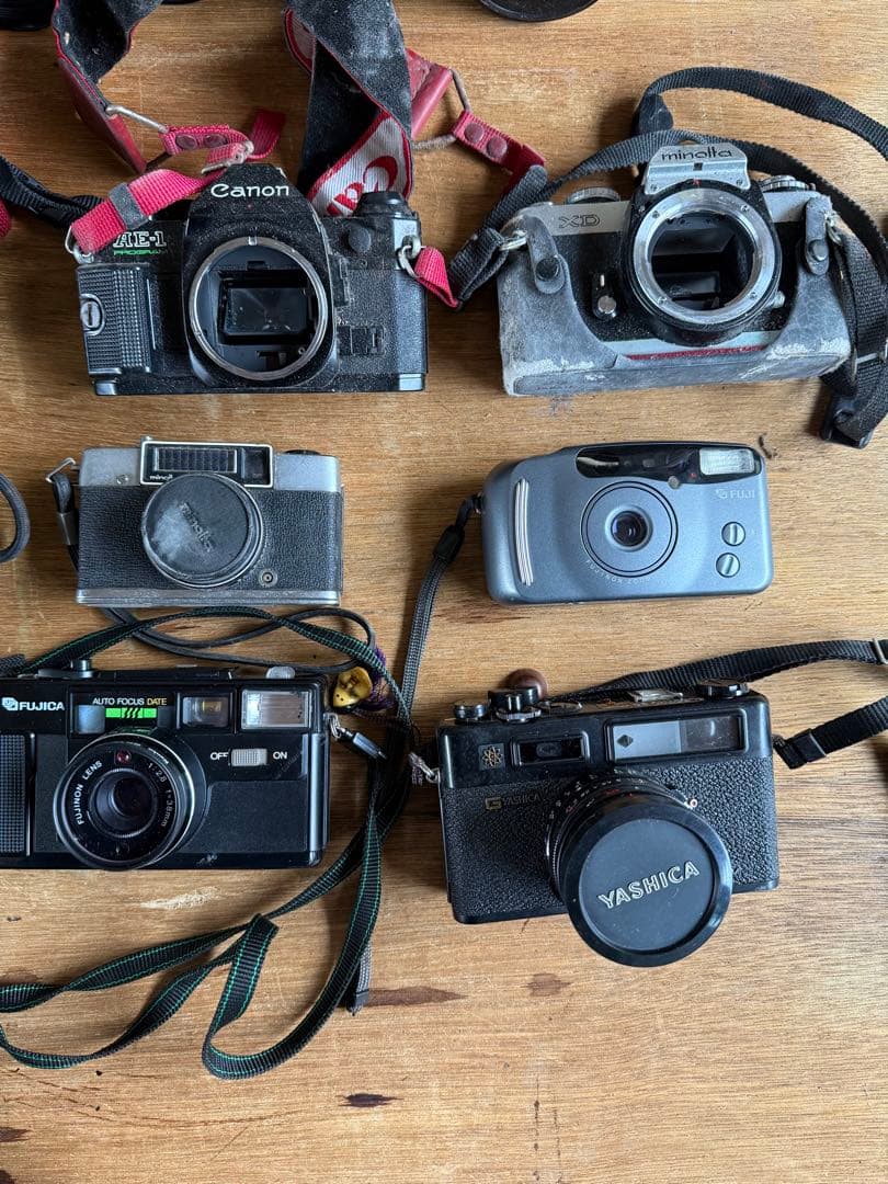 【O-2063】カメラ レンズ セット Canon ミノルタ FUJICA