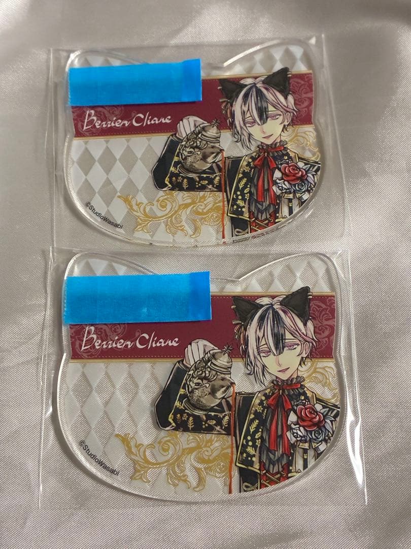 お*ょ様 悪魔執事と黒い猫 あくねこ ベリアン アクリルコースター 2枚セット