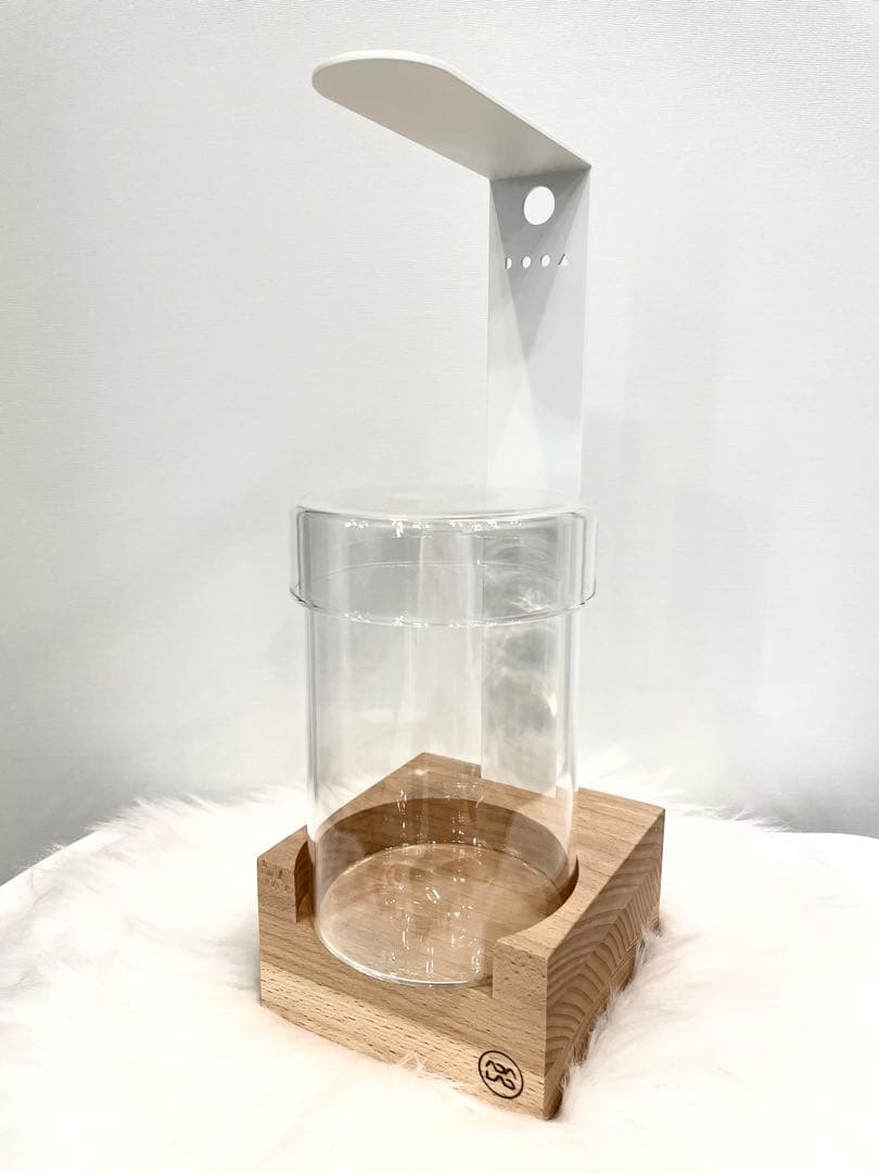 ADAガラスポットMARU & ADAウッドブロックBUNAのセットです♪