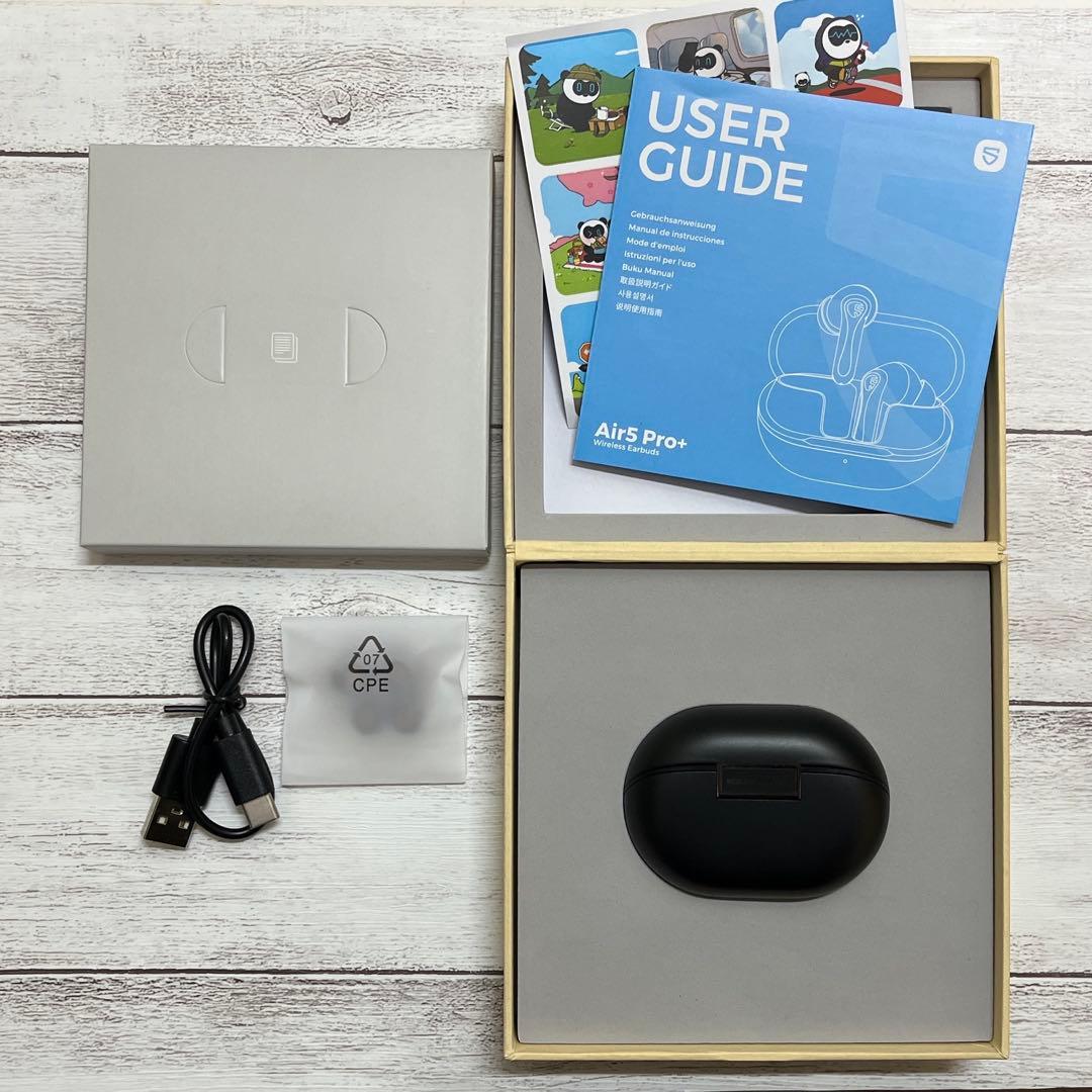 サウンドピーツ Air5 Pro+ ノイキャン付高性能ワイヤレスイヤホン