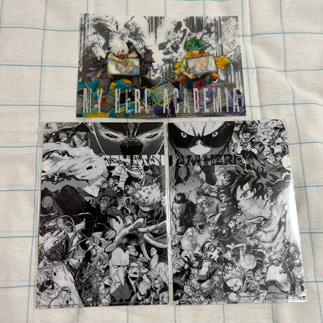 ヒロアカ 来場者特典 特製リーフ スペシャルメイキングブック クリアファイル