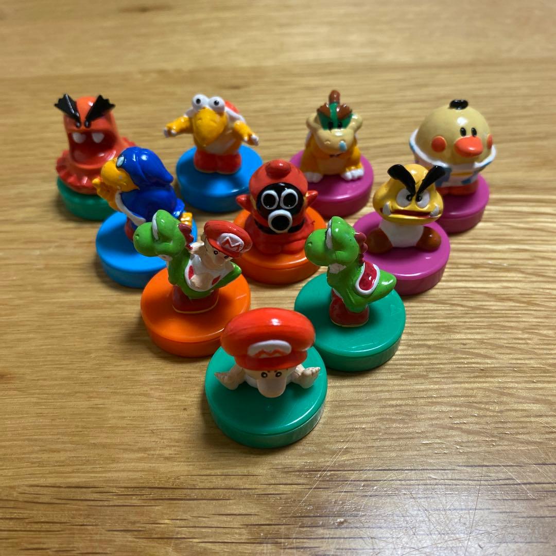 ヨッシーアイランド　フィギュア　スタンプ　ガチャ当時物　任天堂　全10種類おまけ