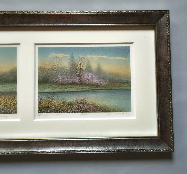 特価◯絵画 リトグラフ版画 額装品