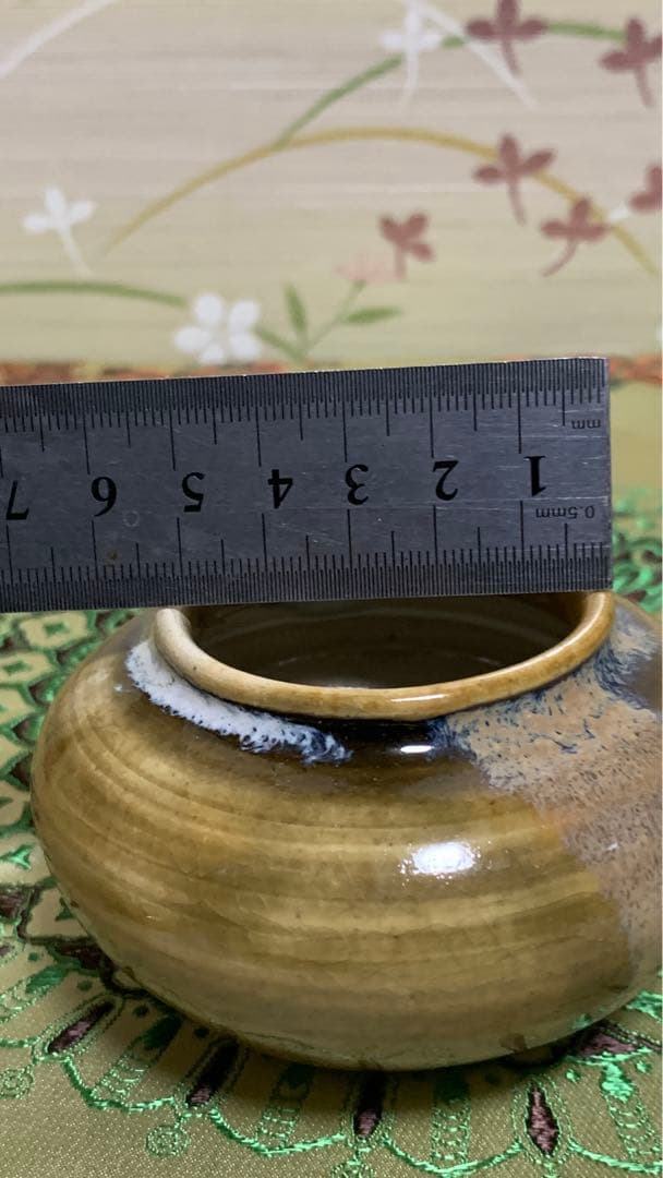 珍品　朝鮮唐津？窯変？大海茶入　棗　ナツメ　茶入　茶道具　蓋無し