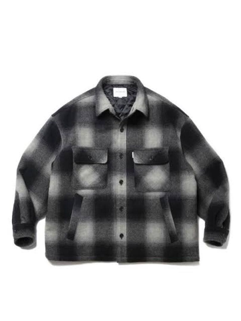 ジャケット・アウター COOTIE Ombre Check Wool CPO Jacket 24aw