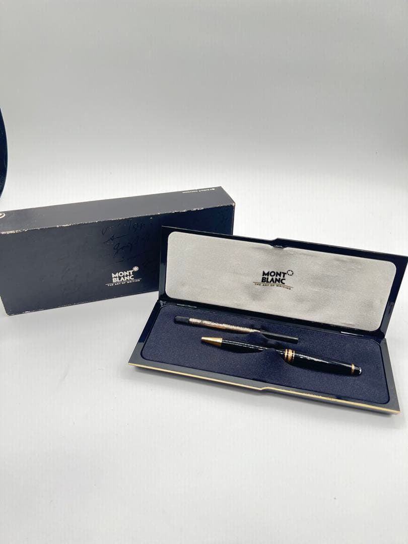 【モンブラン　ボールペン】マイスターシュティック黒インク小傷あり