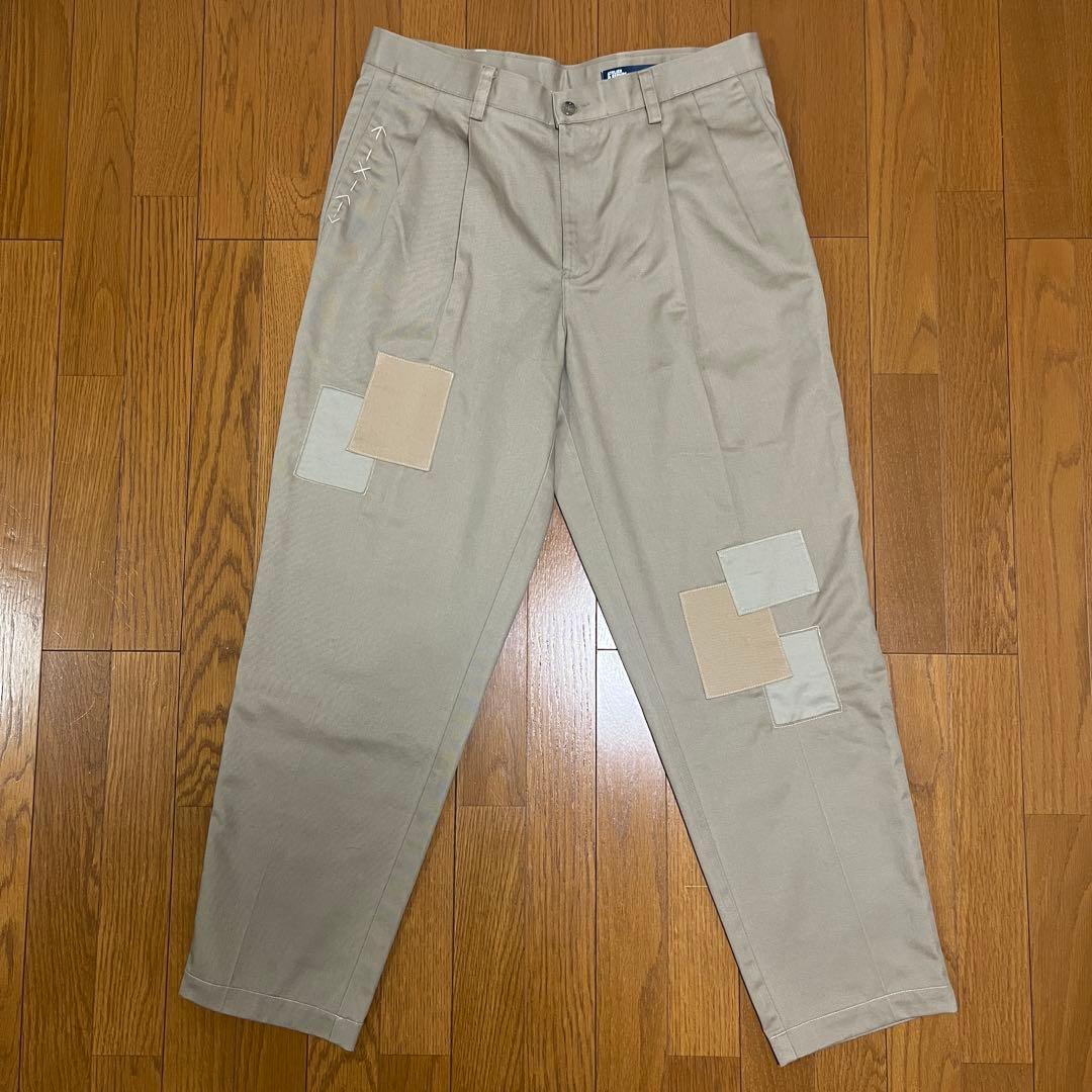 USA製 ATELIER&REPAIRS リメイク パッチワーク チノパンツ