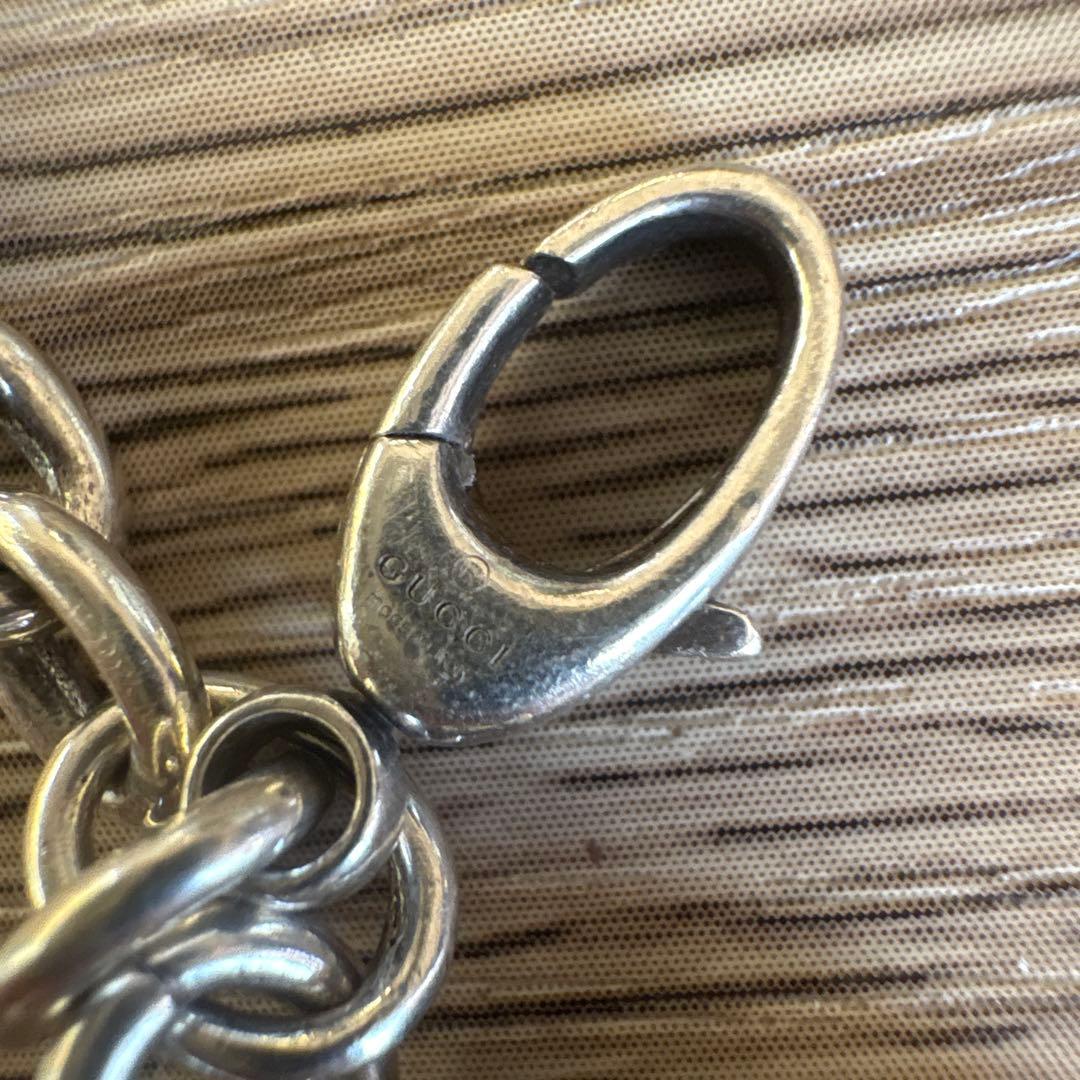 Gucci シルバーチェーンブレスレット