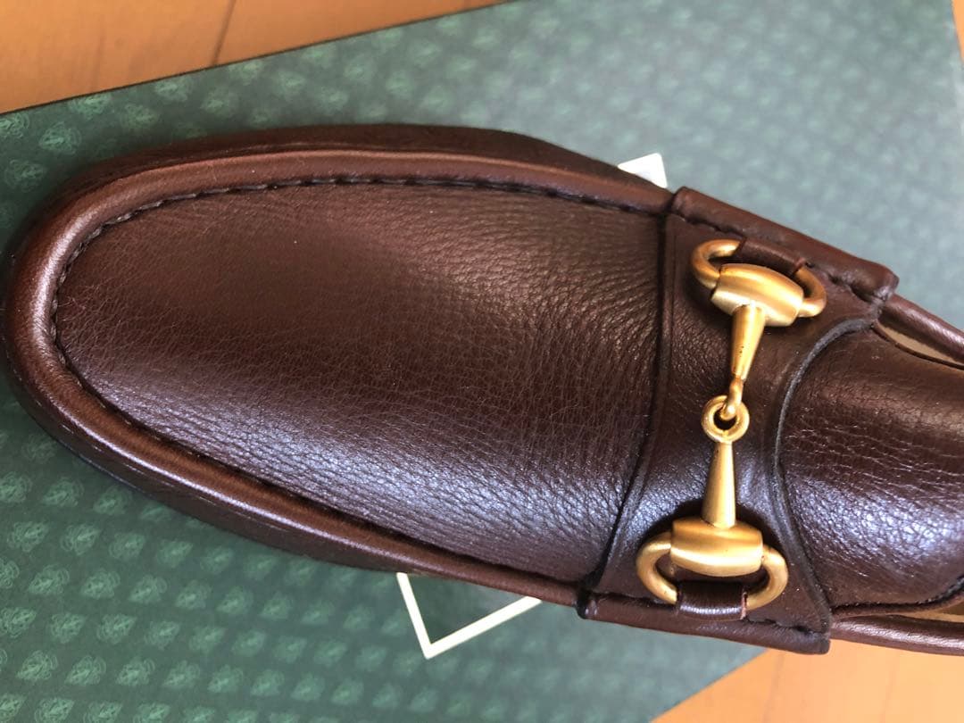g*t様 GUCCI ブラウン モカシン 10