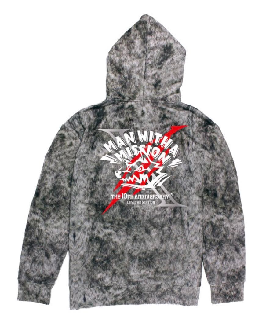 MAN WITH A MISSION 10th Limited お毛並みパーカー