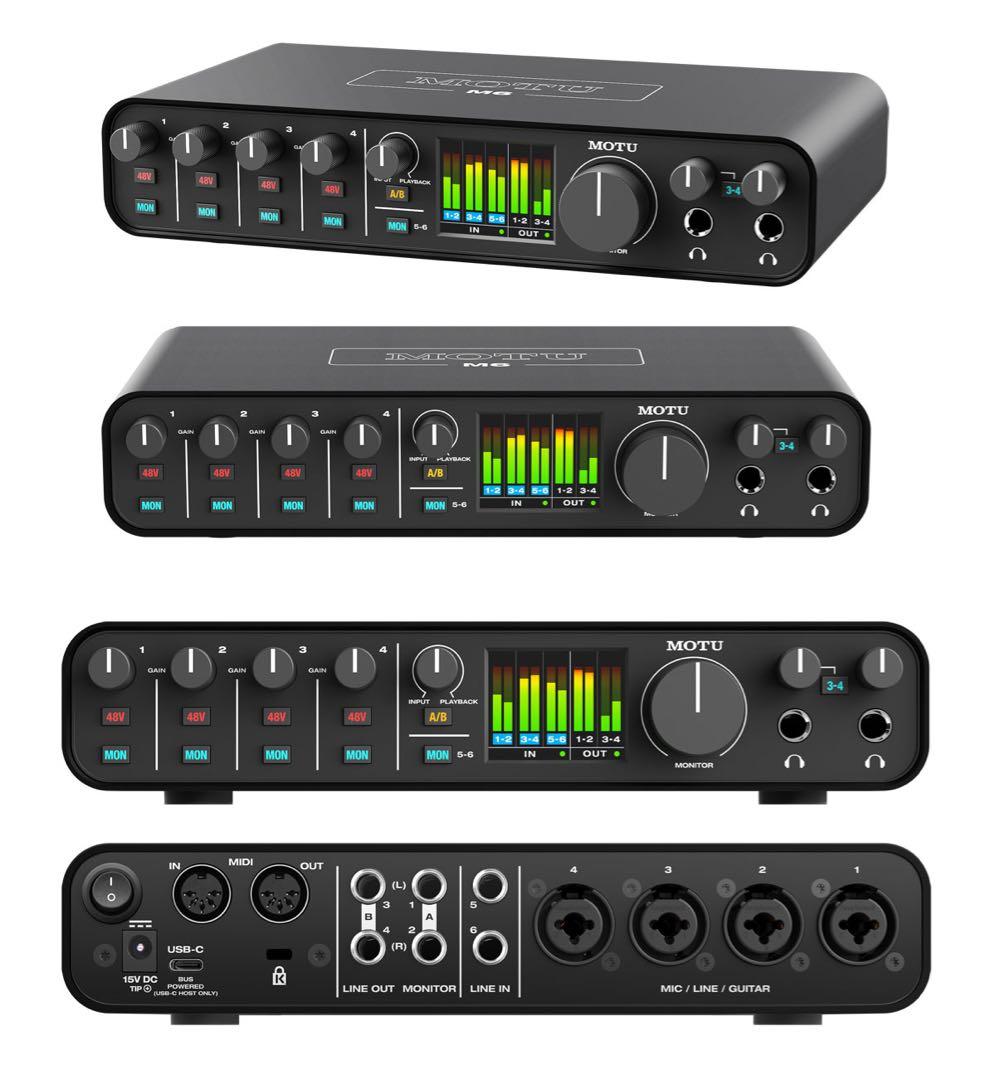 餅*ん様 MOTU M6 美品 USB-C オーディオインターフェイス 4in/