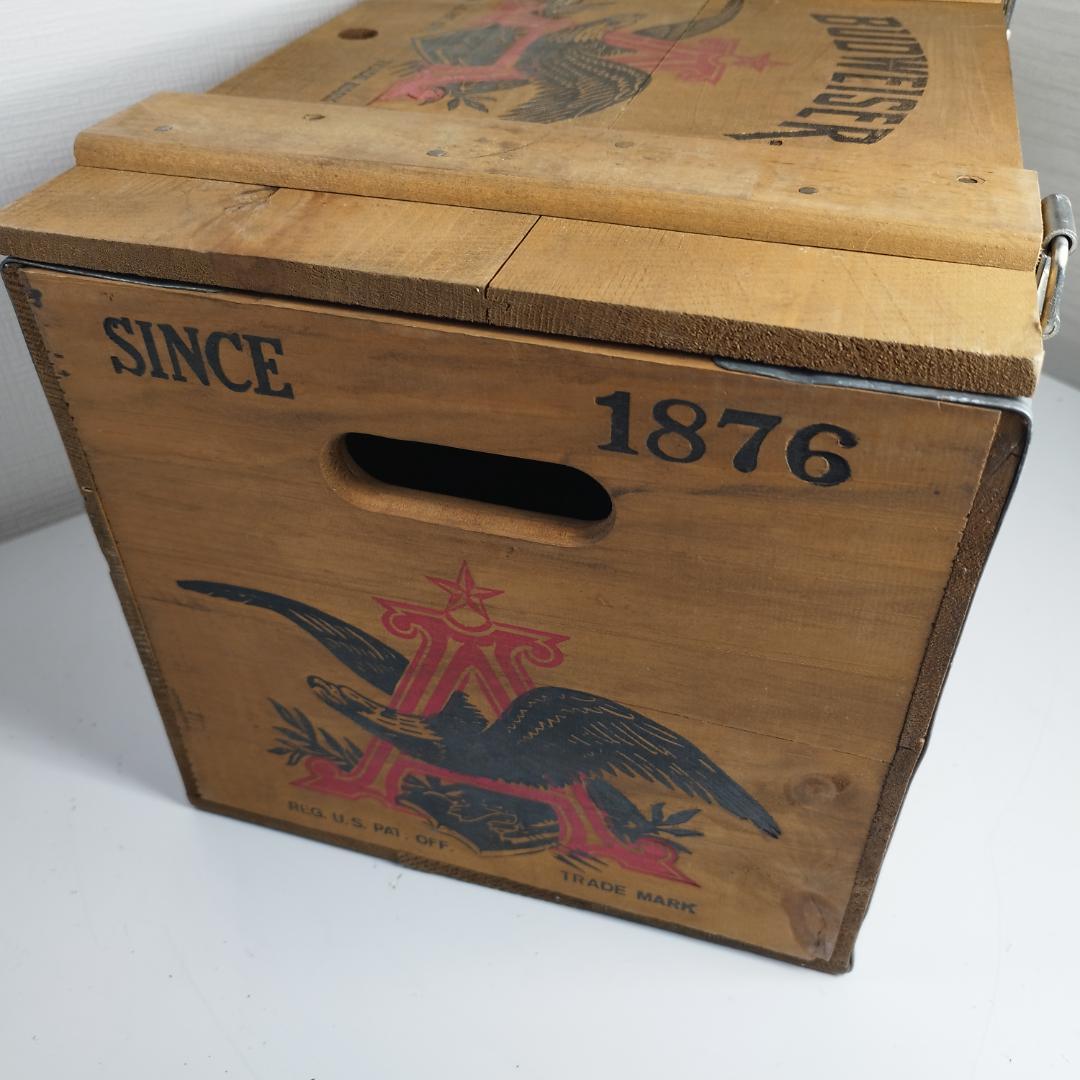 Budweiser バドワイザー 木箱 アンハイザーブッシュ ビンテー II7S