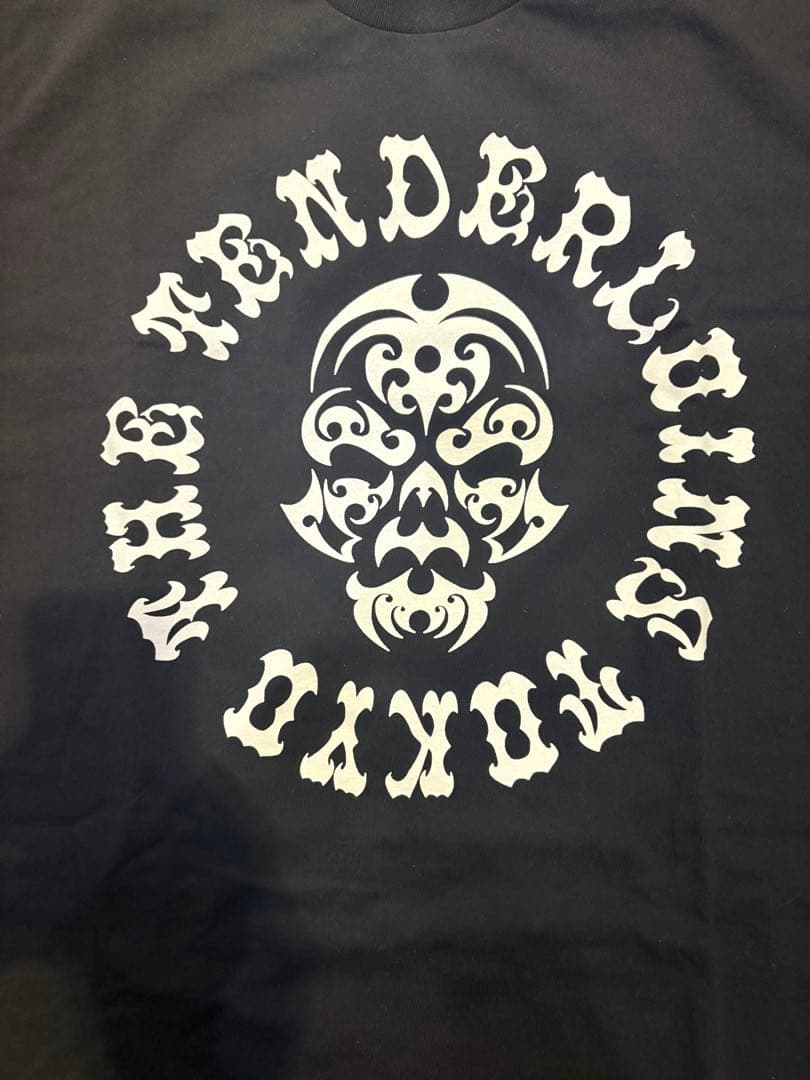 TENDERLOIN ボルネオスカルTシャツ　ブラック　L