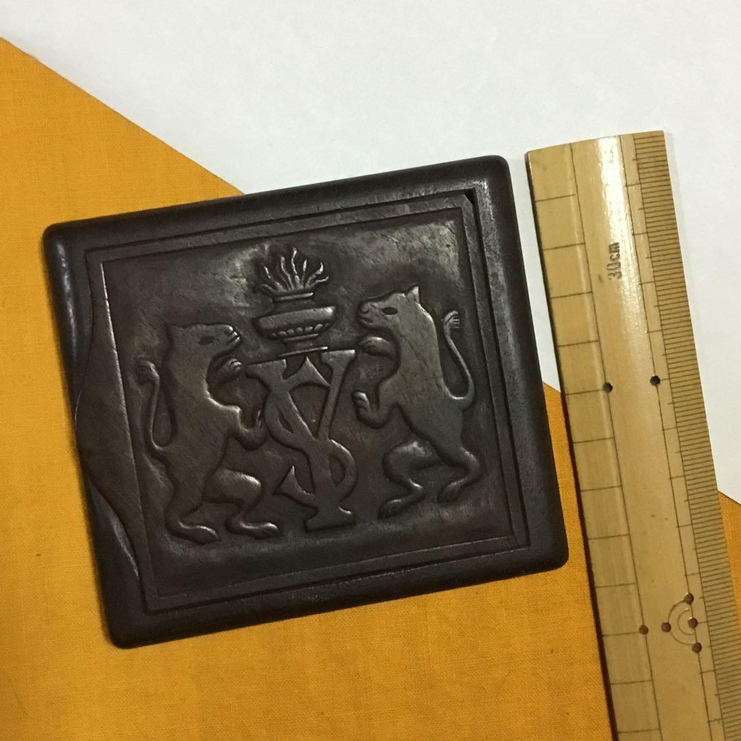 昔のシガレットケース　木製