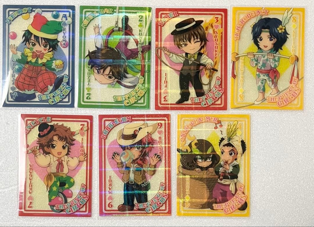 テニプリ　シャイニングクリア　サーカス　7枚セット