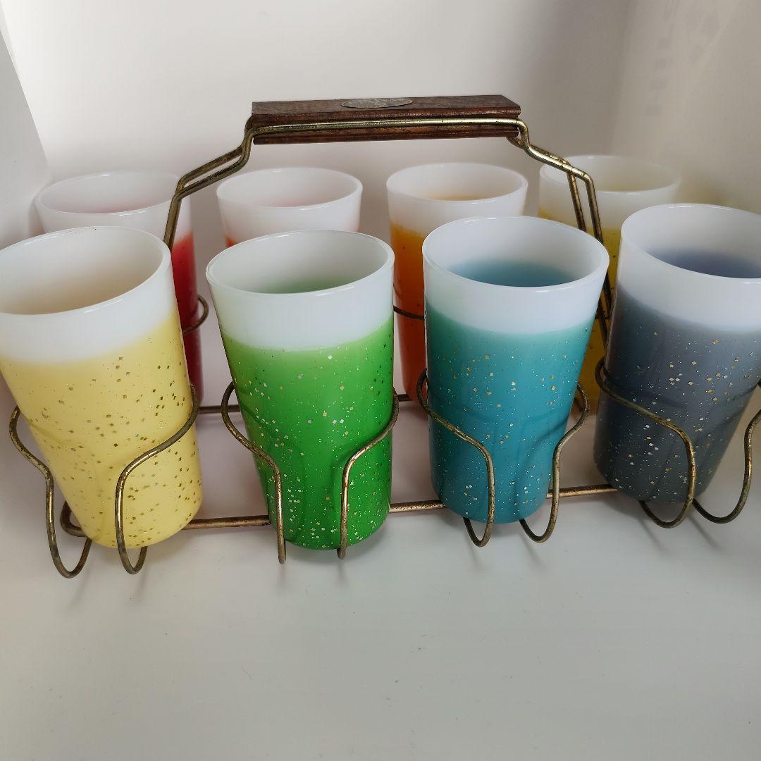 ファイヤーキング タンブラー 8個 グリッター ラメ ラバー グラマライト