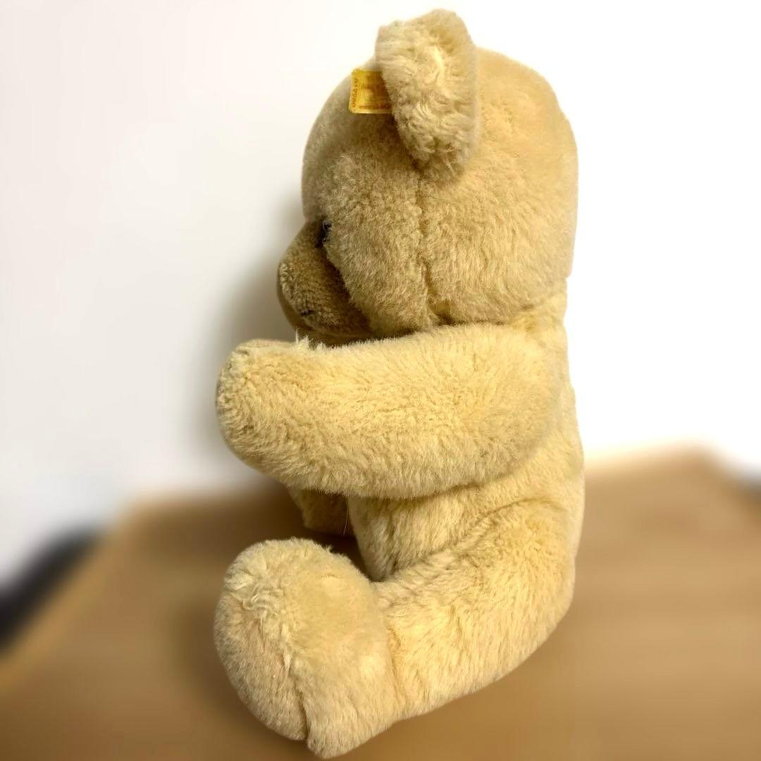 シュタイフのテディベア　28cm座高 ドイツ最高級ブランド　ジョイントやわらか♡