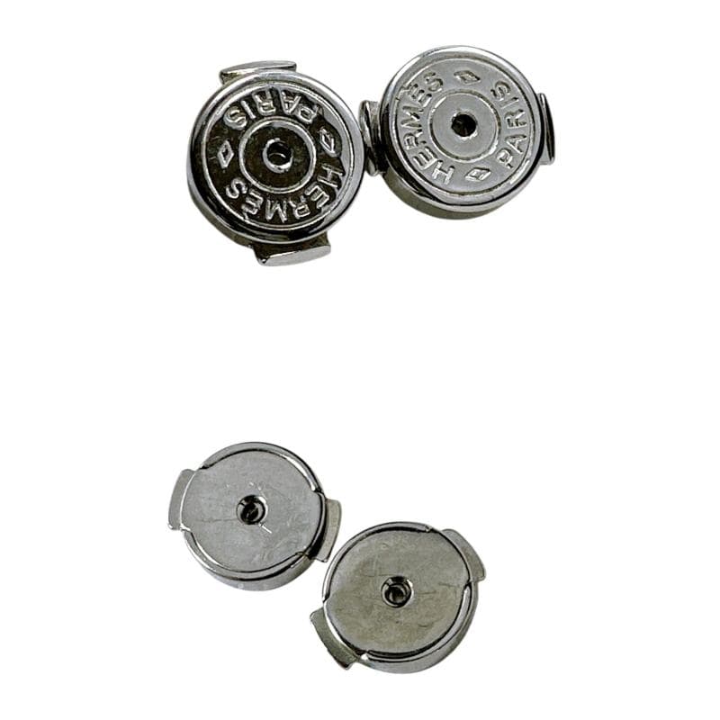 HERMES エルメス サークル ラウンド ロゴ ピアス アクセサリー