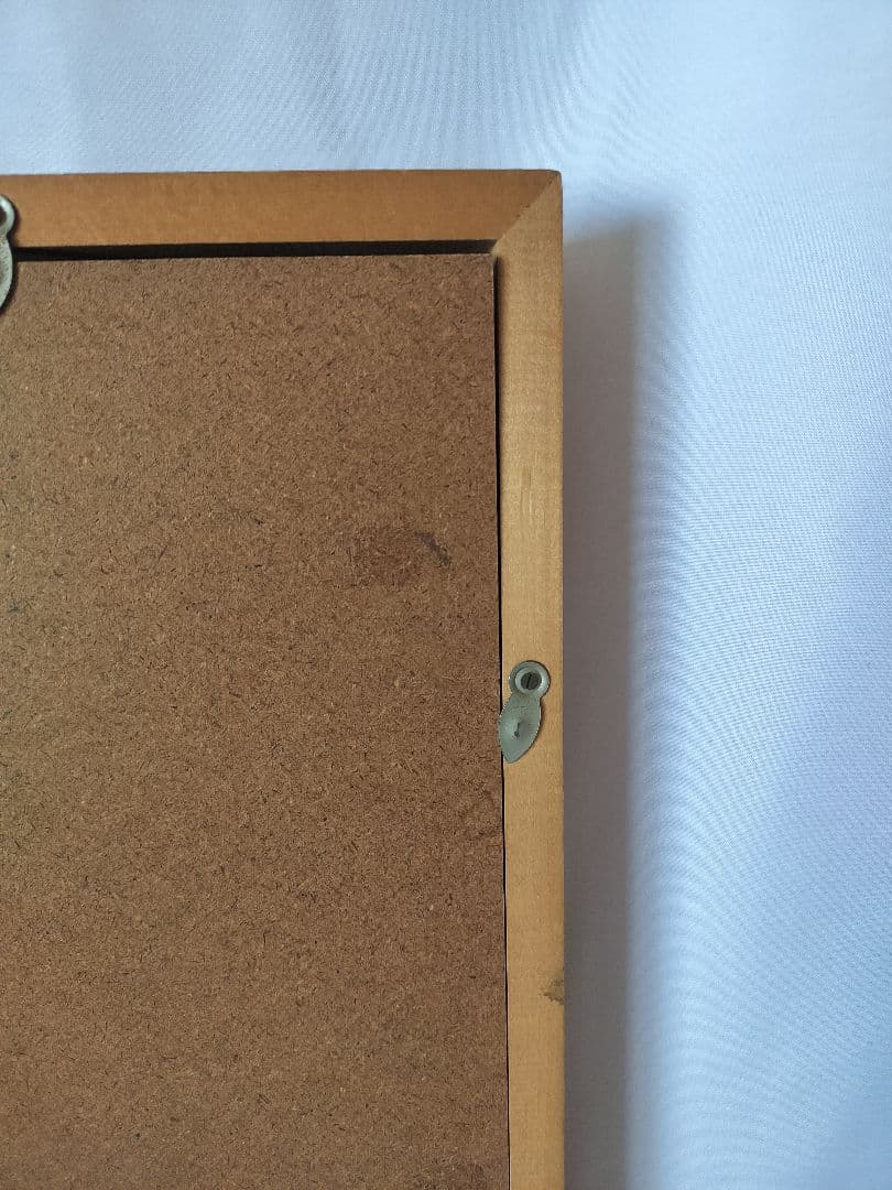 佐藤元彦　赤い山　日本画　風景画　額装