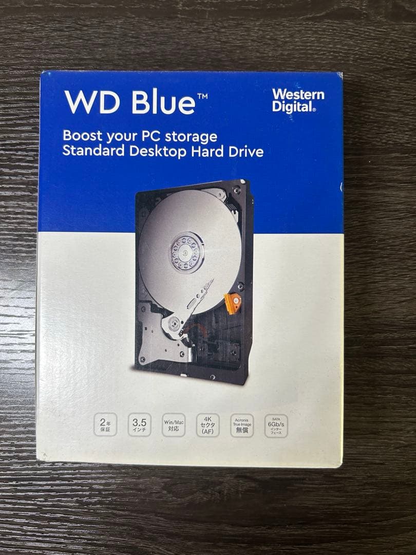 外付けハードディスク・ドライブ WD Blue 8TB HDD WD80EAZZ